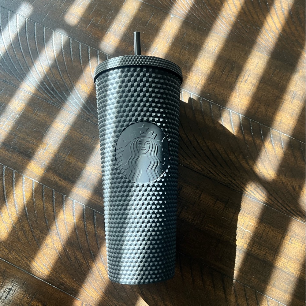 Starbucks black studded cup